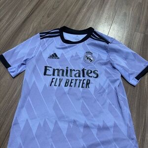 Adidas Kids Lavender Real Madrid Jersey
